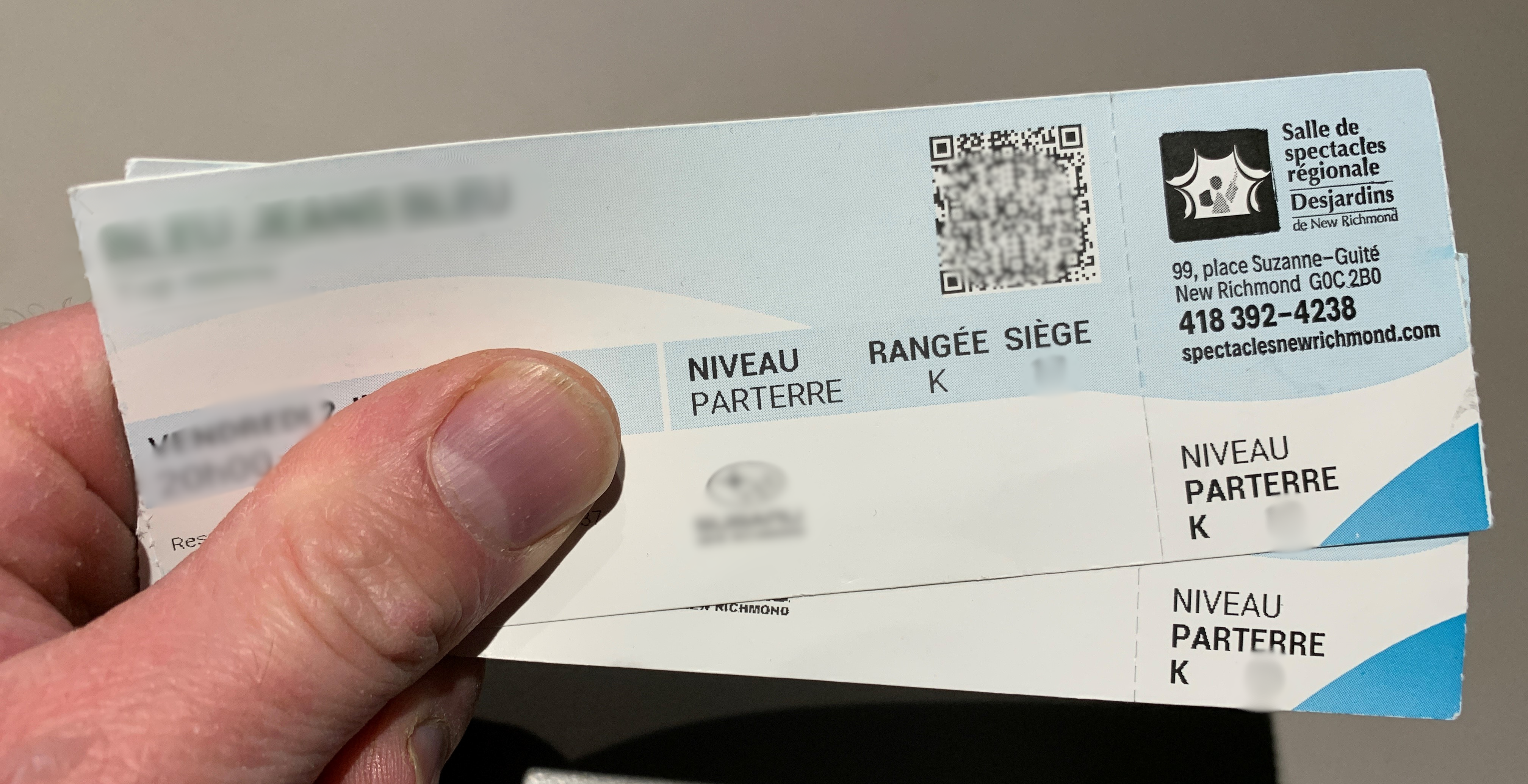 RAPPEL IMPORTANT – REVENTE DE BILLETS